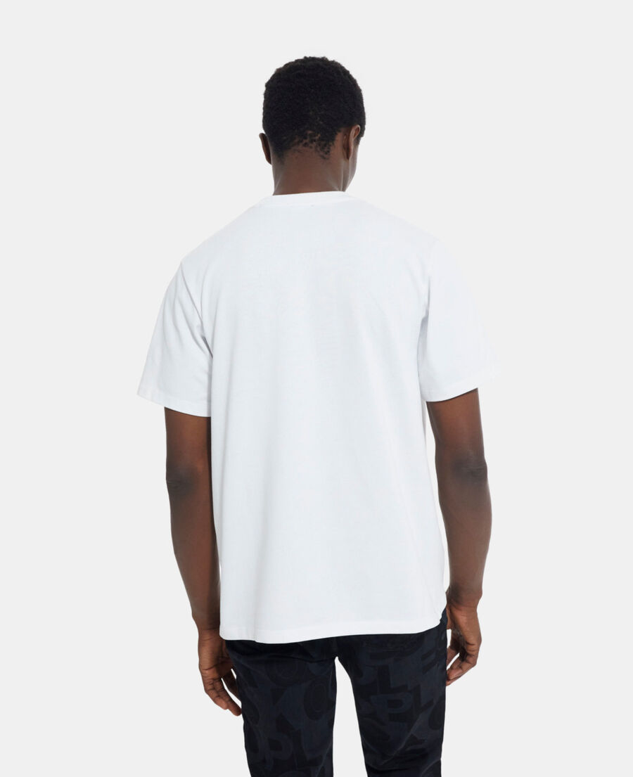white t-shirt with logo