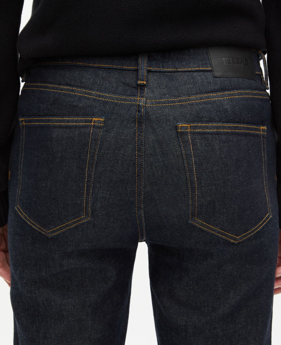 The Kooples HOMME BLUE RINSE jean slim denim bleu