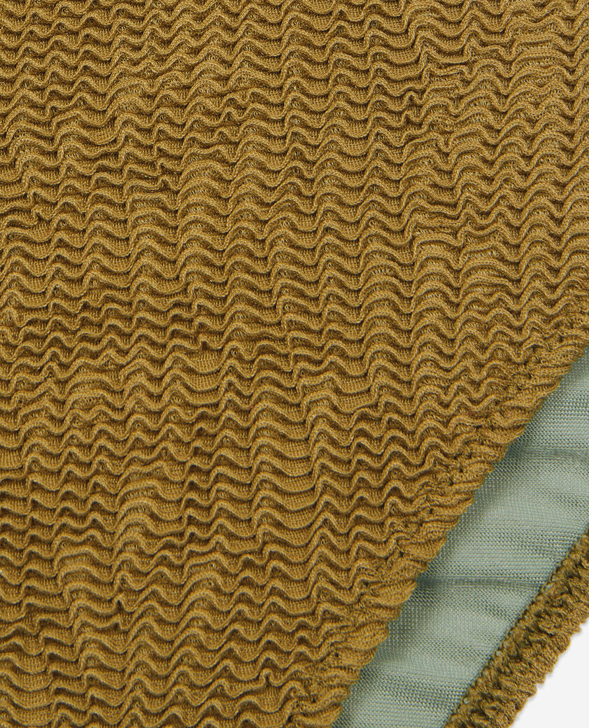 The Kooples WOMEN KAKI the kooples x luz khaki cutaway swimsuit bottoms