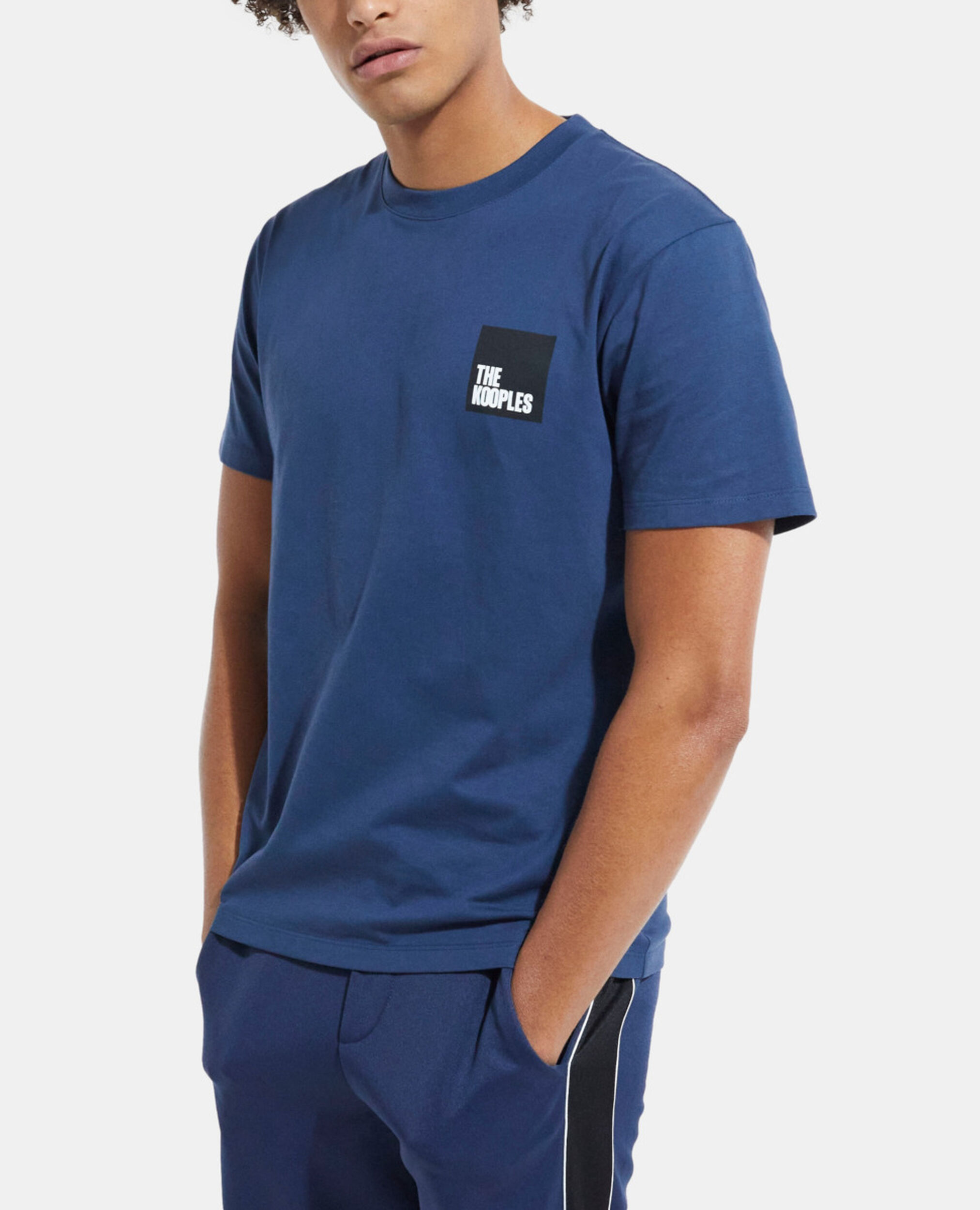 T-shirt bleu marine, NAVY, hi-res image number null