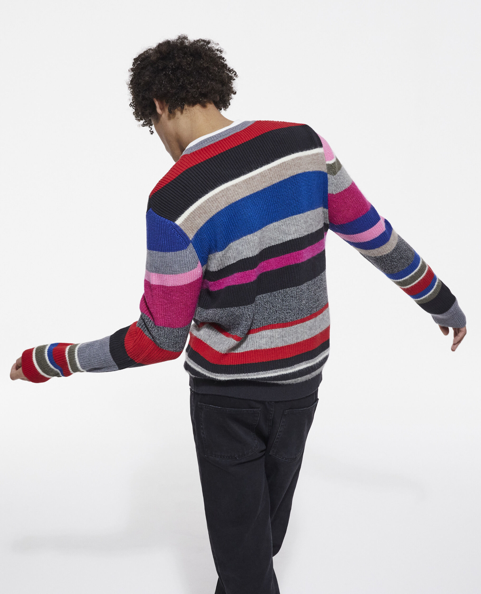 Multicolored wool sweater, MULTICO, hi-res image number null
