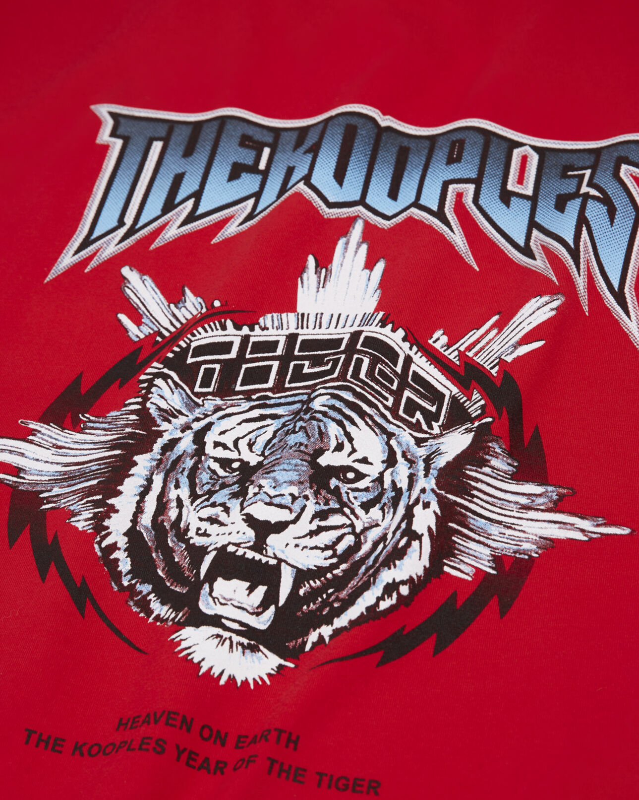 The Kooples MEN RED tiger t-shirt