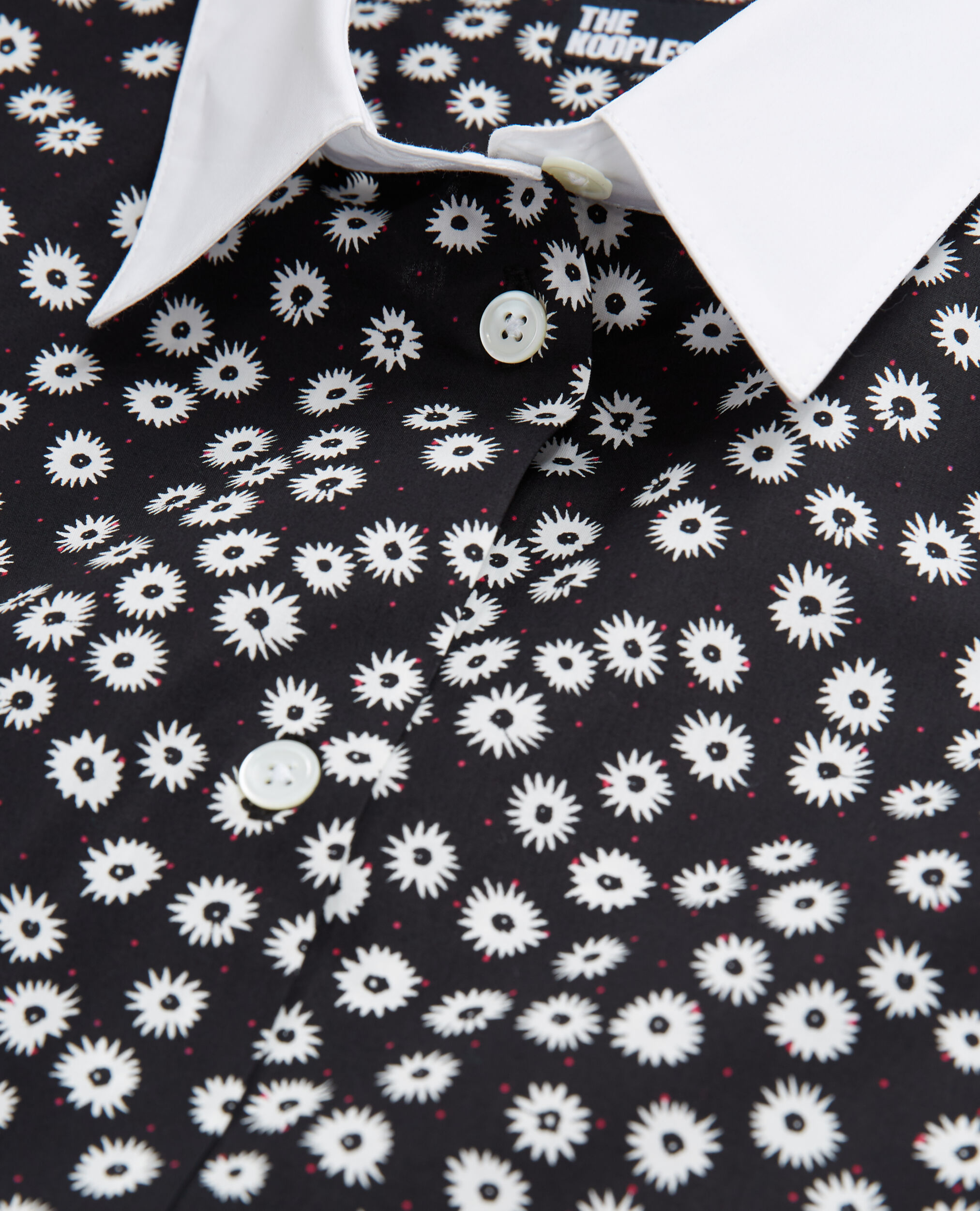 Printed shirt, BLACK WHITE, hi-res image number null