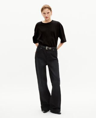 The Kooples HOMBRE BLACK camiseta negra lisa grande mixta