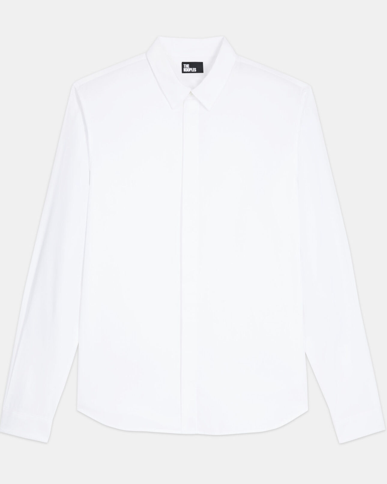 The Kooples MEN WHITE white shirt with classic collar