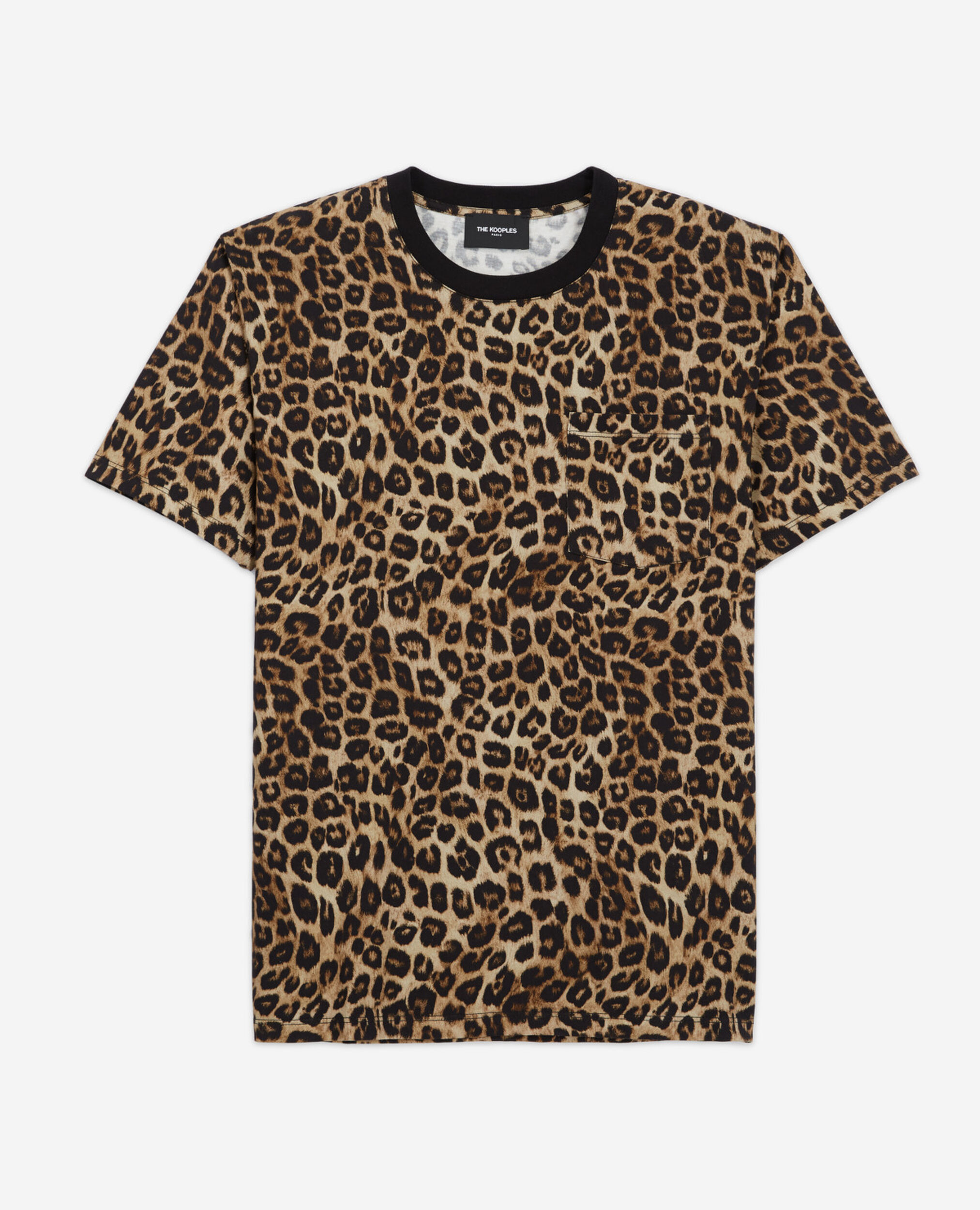 T-Shirt mit Leopardenmuster, LEOPARD, hi-res image number null