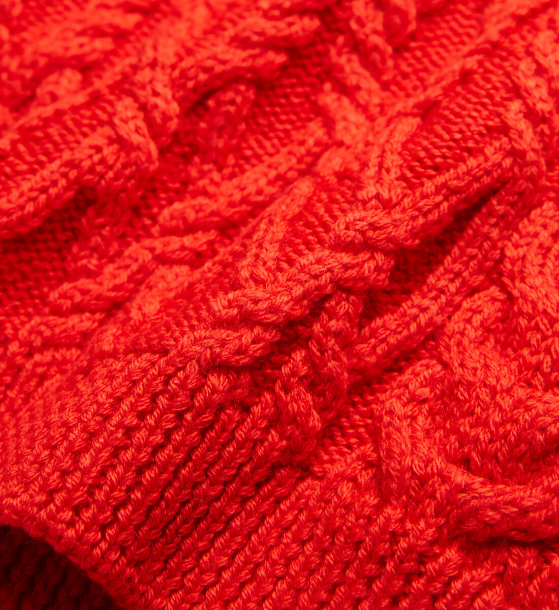 Pull en hotsell laine rouge