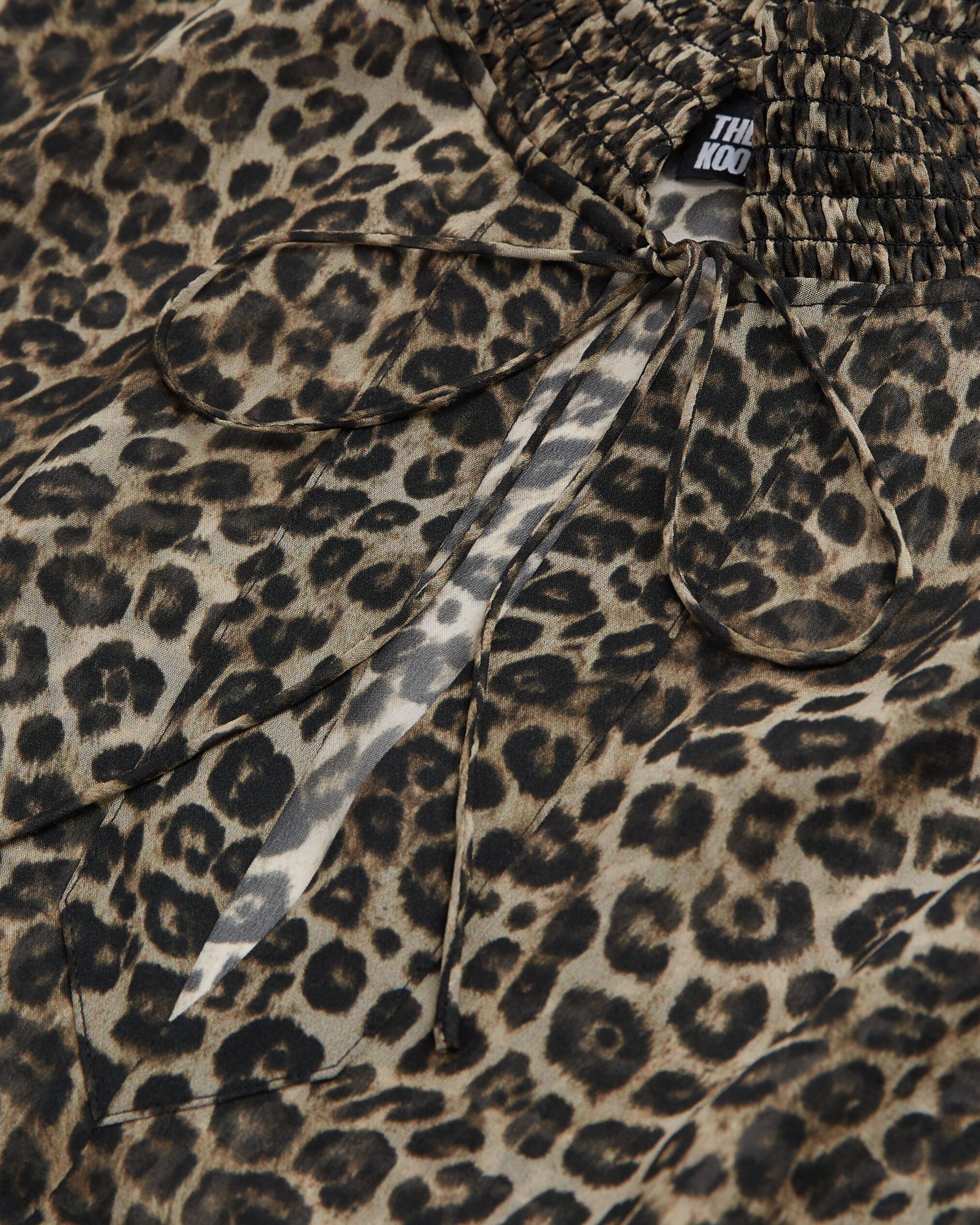 Long leopard print dress The Kooples US