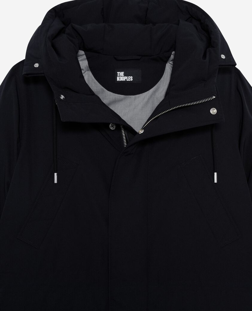 The Kooples HOMME NAVY parka à traitement déperlant marine