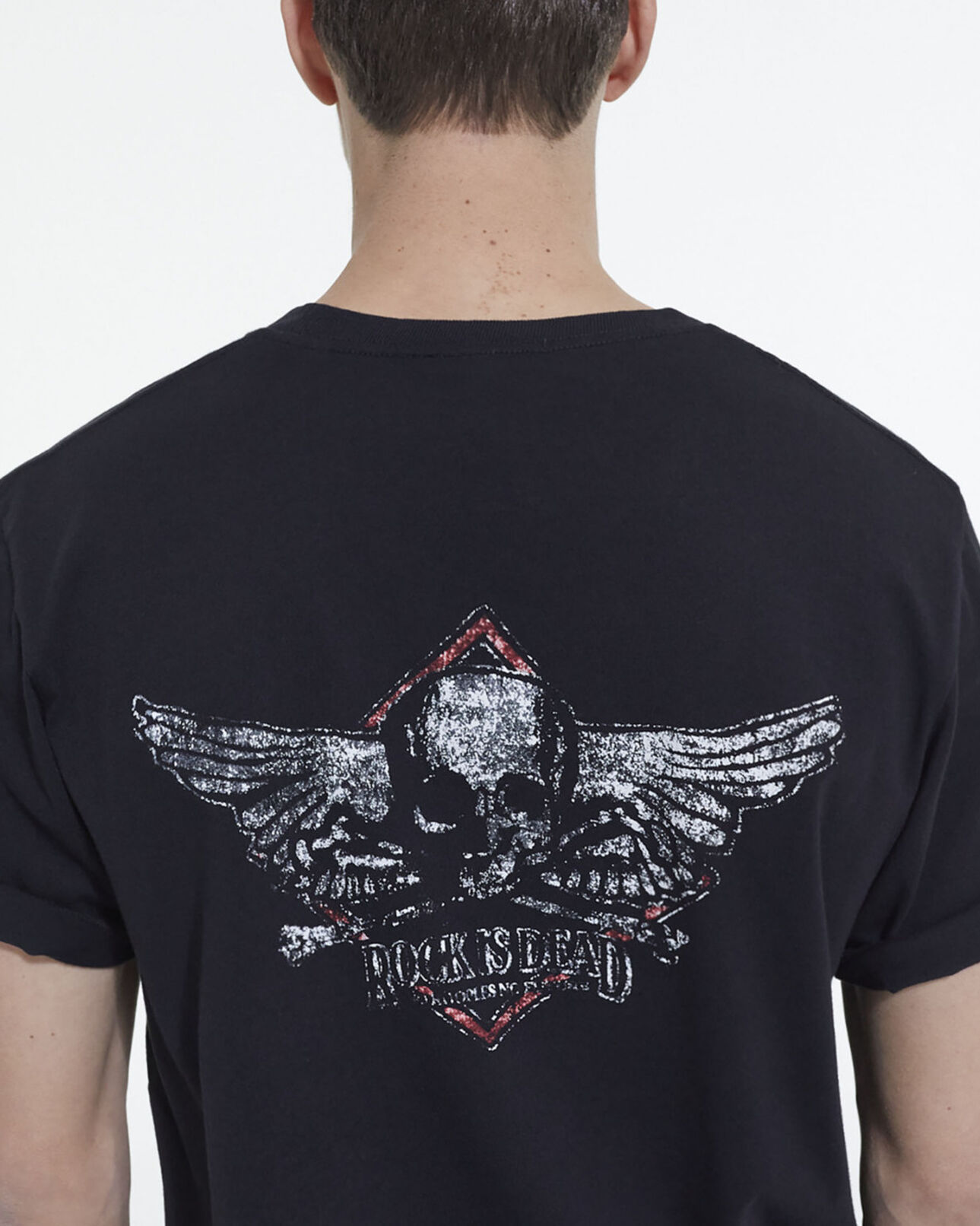 The Kooples HOMME BLACK WASHED t-shirt gris