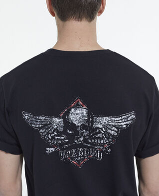 The Kooples MEN BLACK WASHED gray t-shirt
