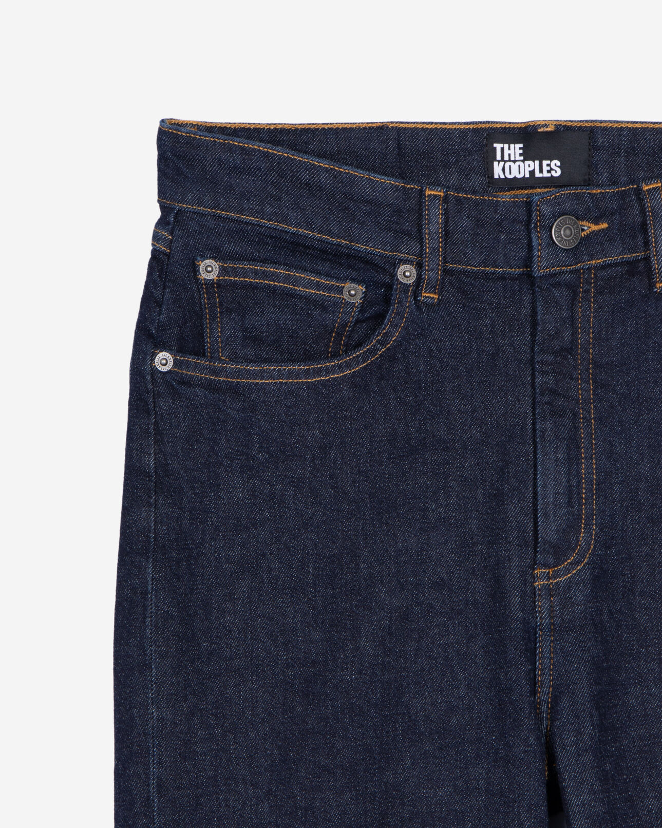 The Kooples WOMEN BLUE ELECTRIC dark blue boyfriend jeans