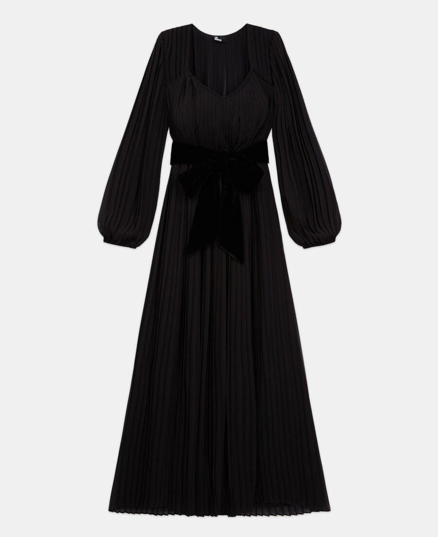 The Kooples WOMEN BLACK long black dress