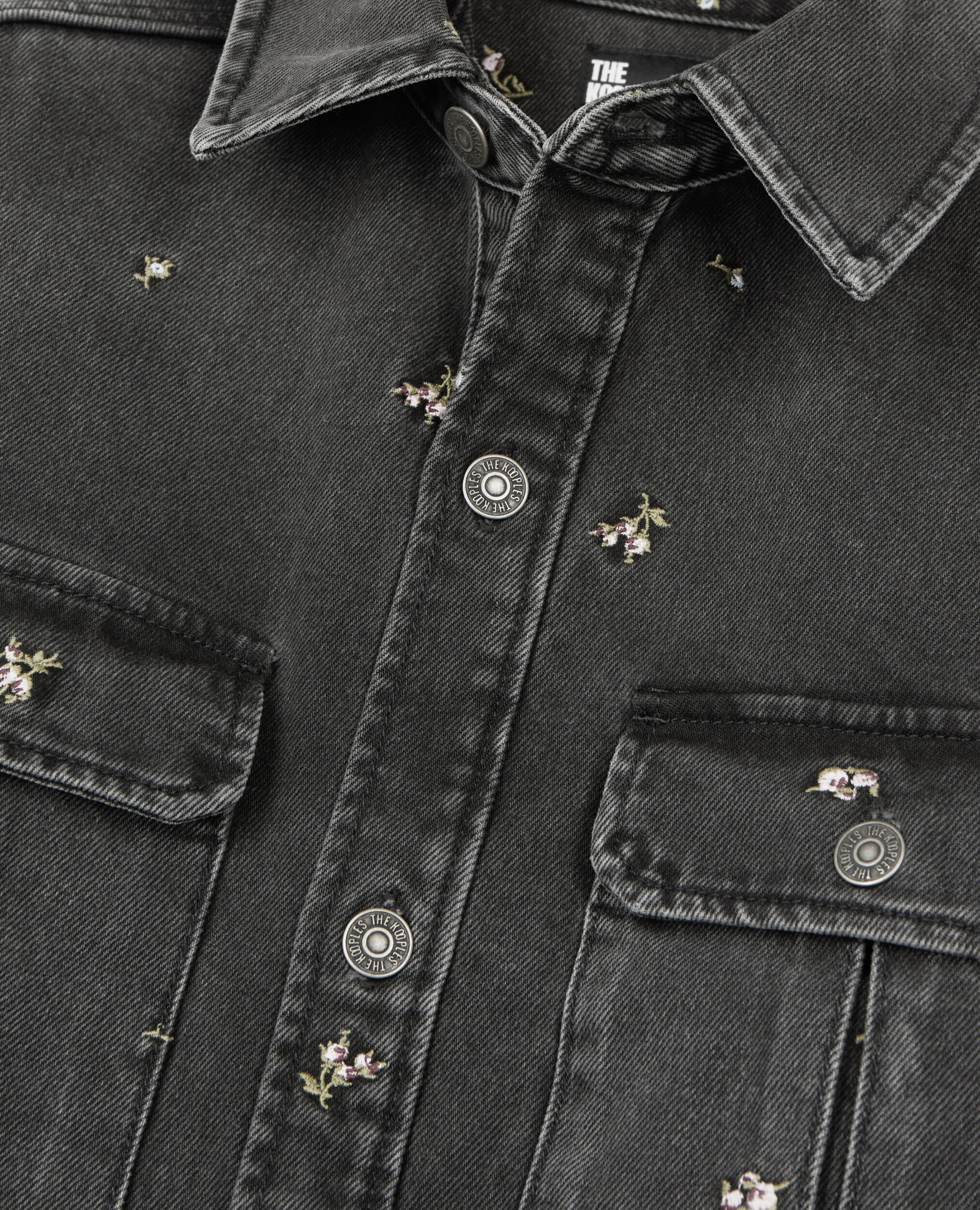 Surchemise en denim gris, GREY, hi-res image number null