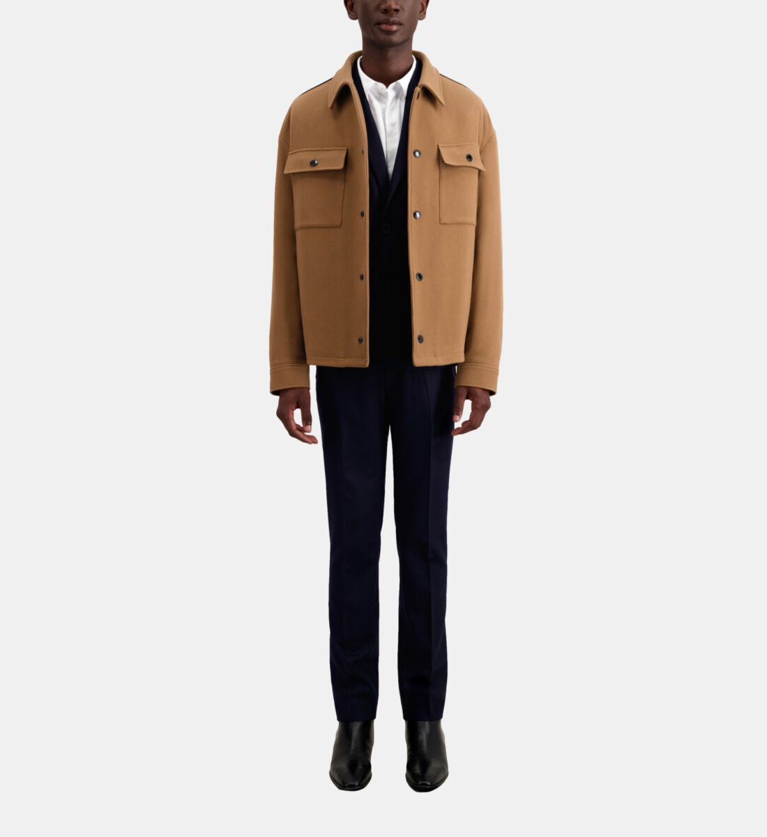 Camel store wool jacket