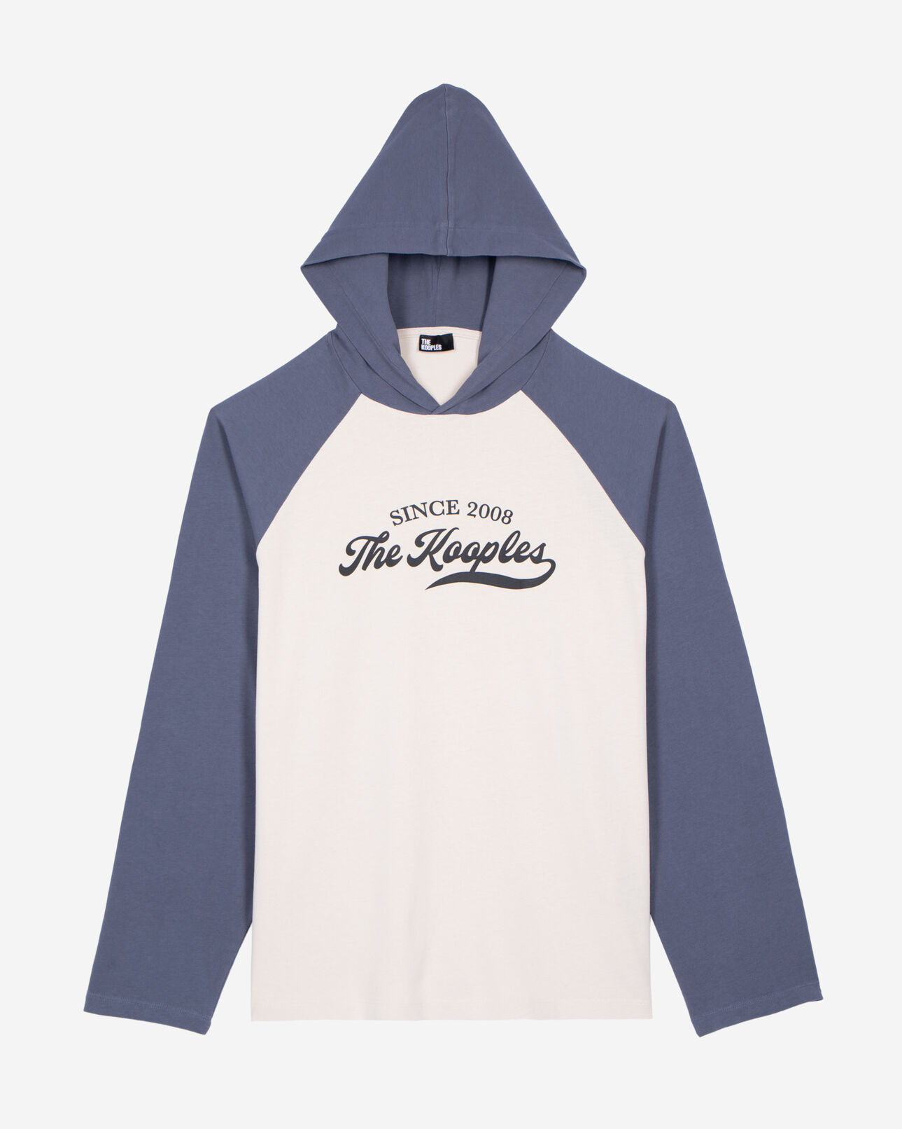 The Kooples MEN BEIGE GREY beige logo long sleeve t-shirt