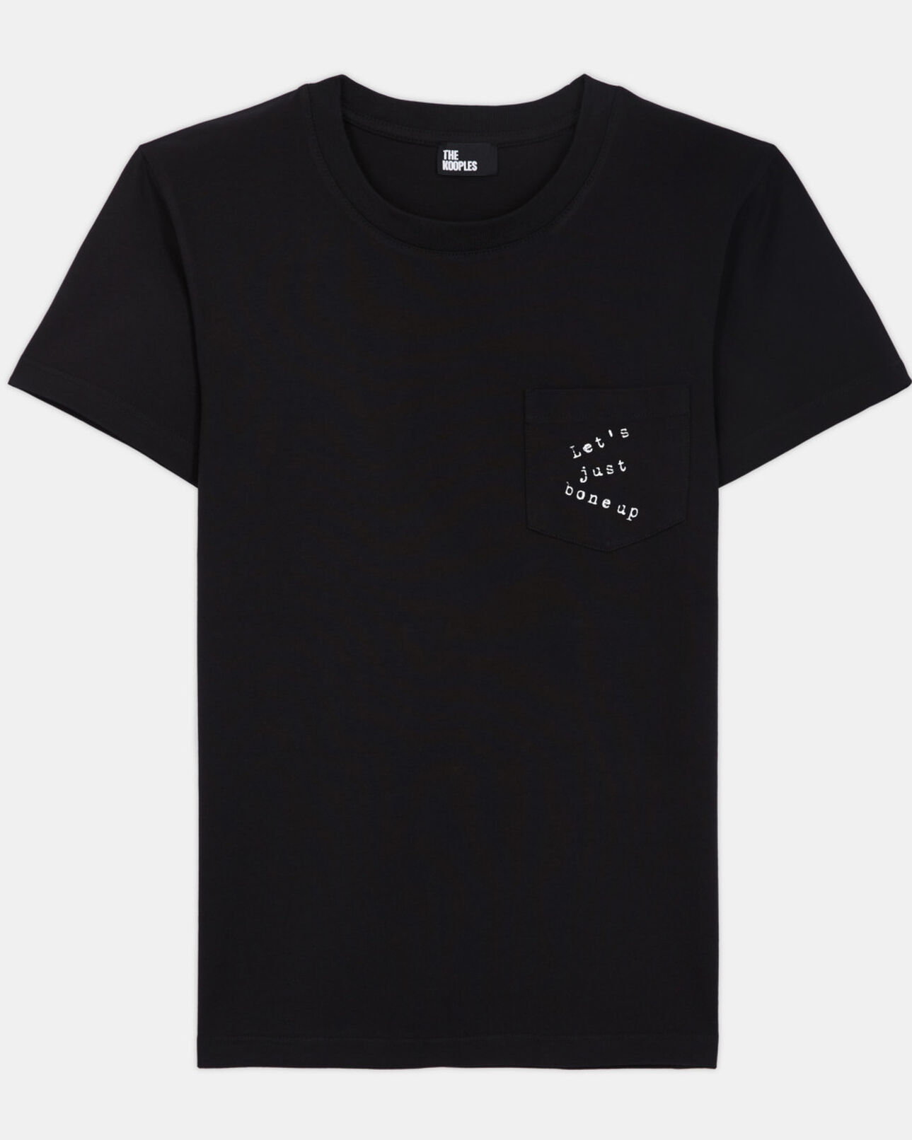 The Kooples FEMME BLACK t-shirt sérigraphié noir