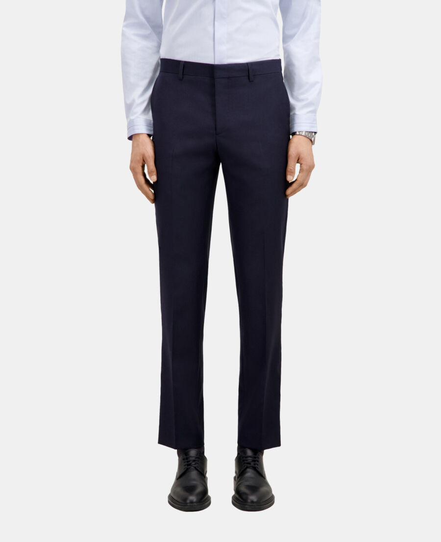 The Kooples HOMME NAVY pantalon de costume bleu marine en laine