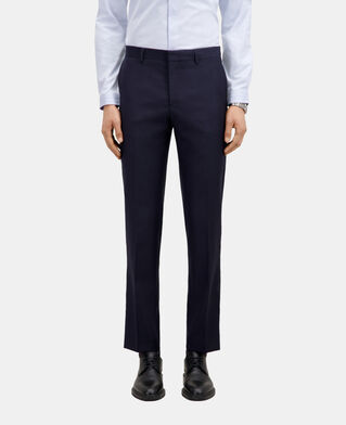 The Kooples HOMME NAVY pantalon de costume bleu marine en laine