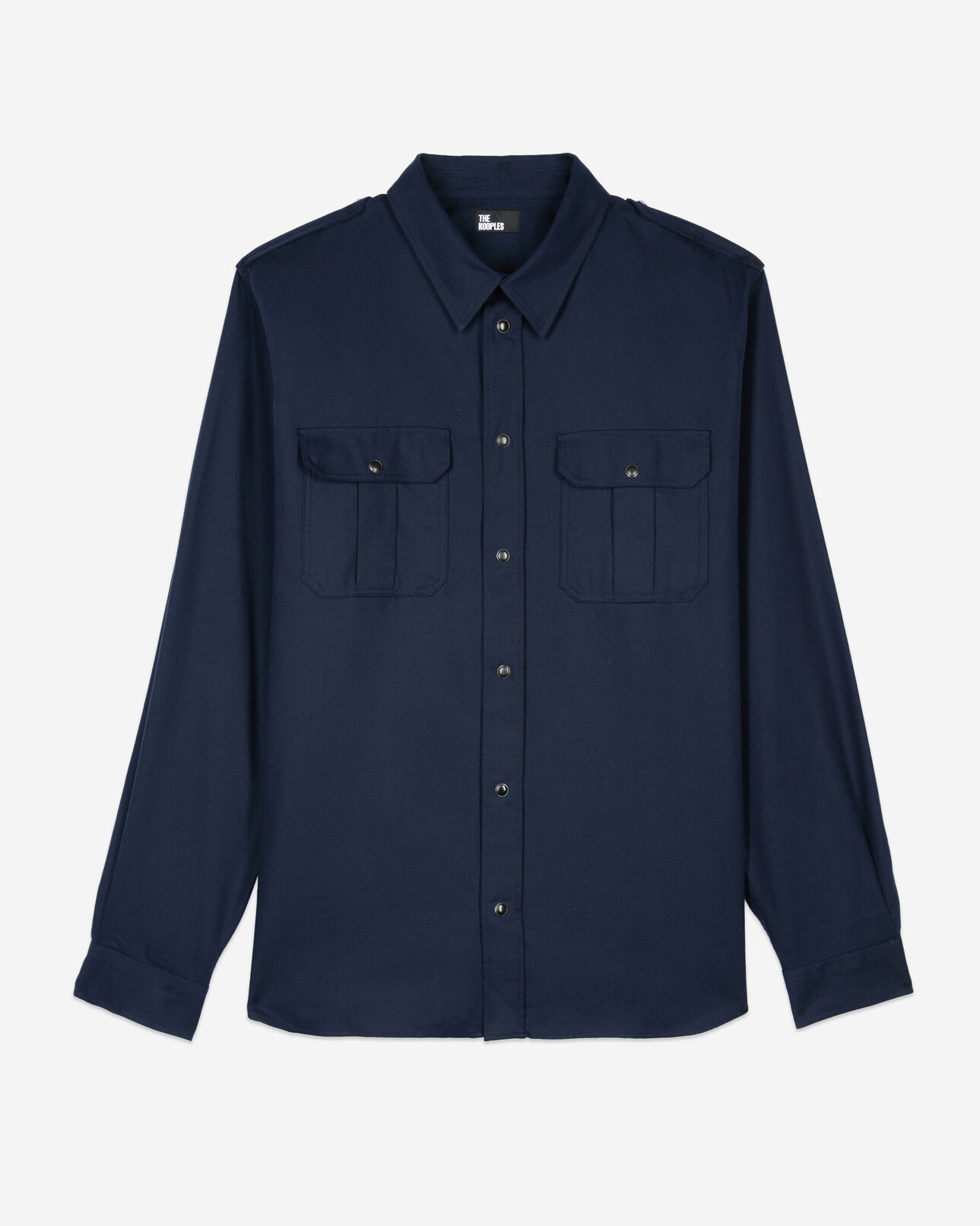 The Kooples MEN NAVY navy blue shirt