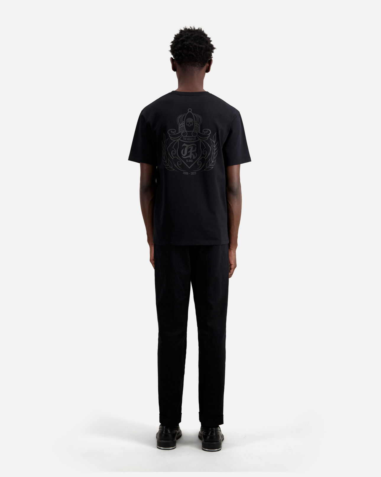The Kooples HOMME BLACK t-shirt noir 15 ans the kooples