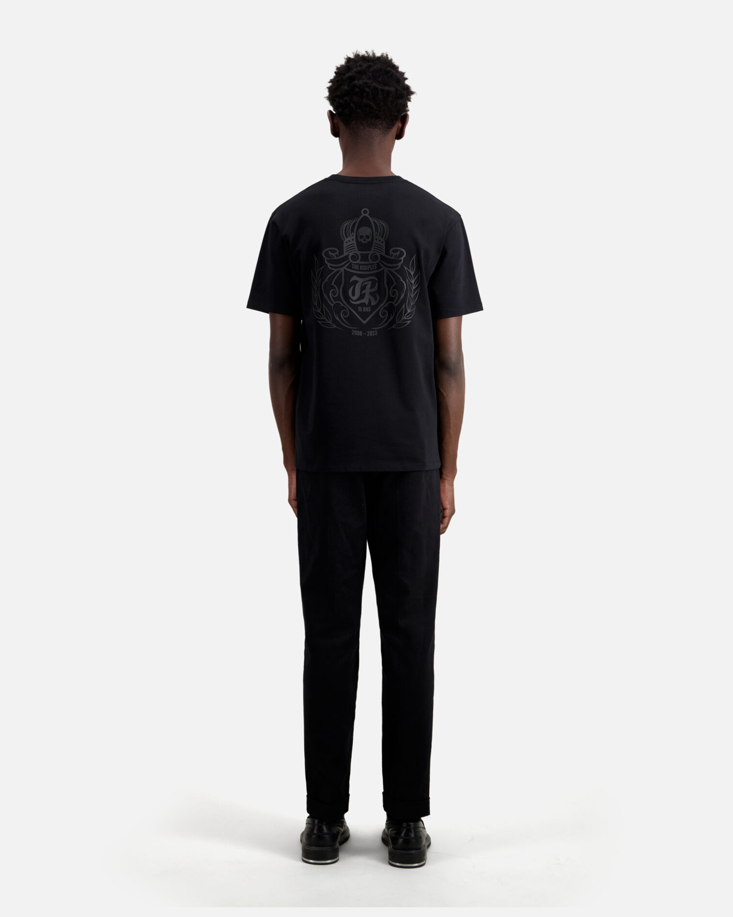 T-shirt noir 15 ans The Kooples, BLACK, hi-res image number null