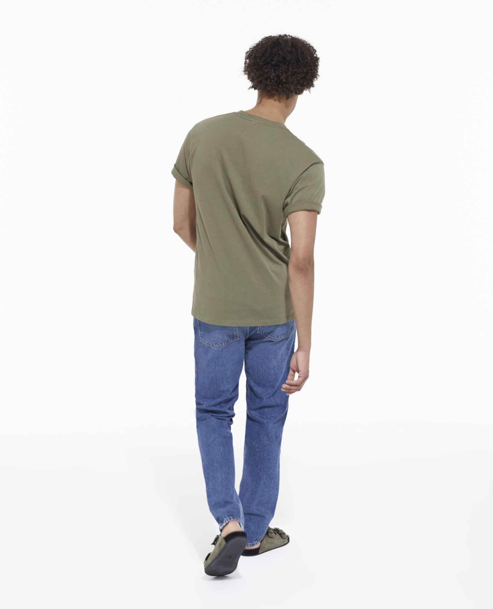 Khaki T-shirt, OLIVE NIGHT, hi-res image number null