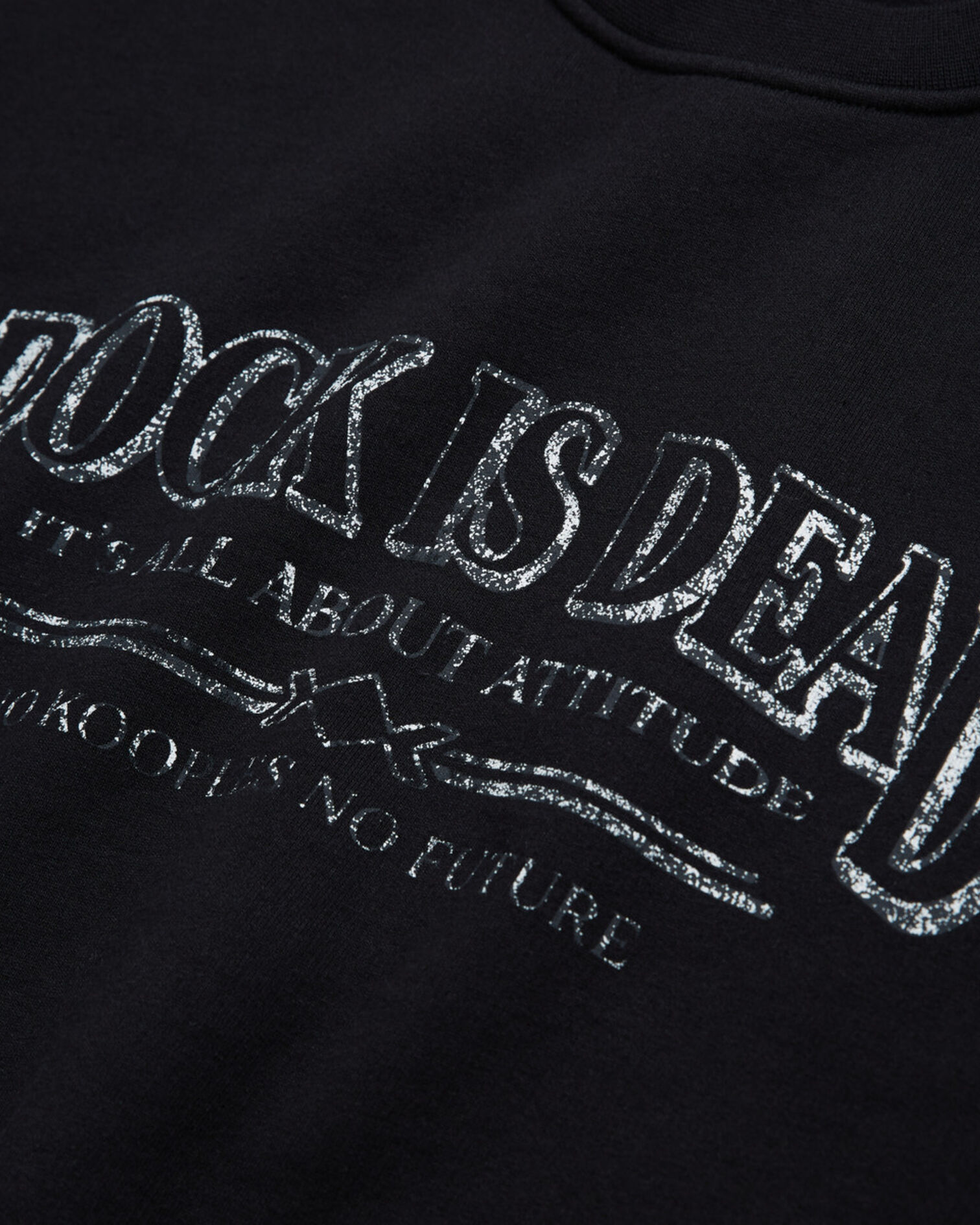 Gray sweatshirt, BLACK WASHED, hi-res image number null