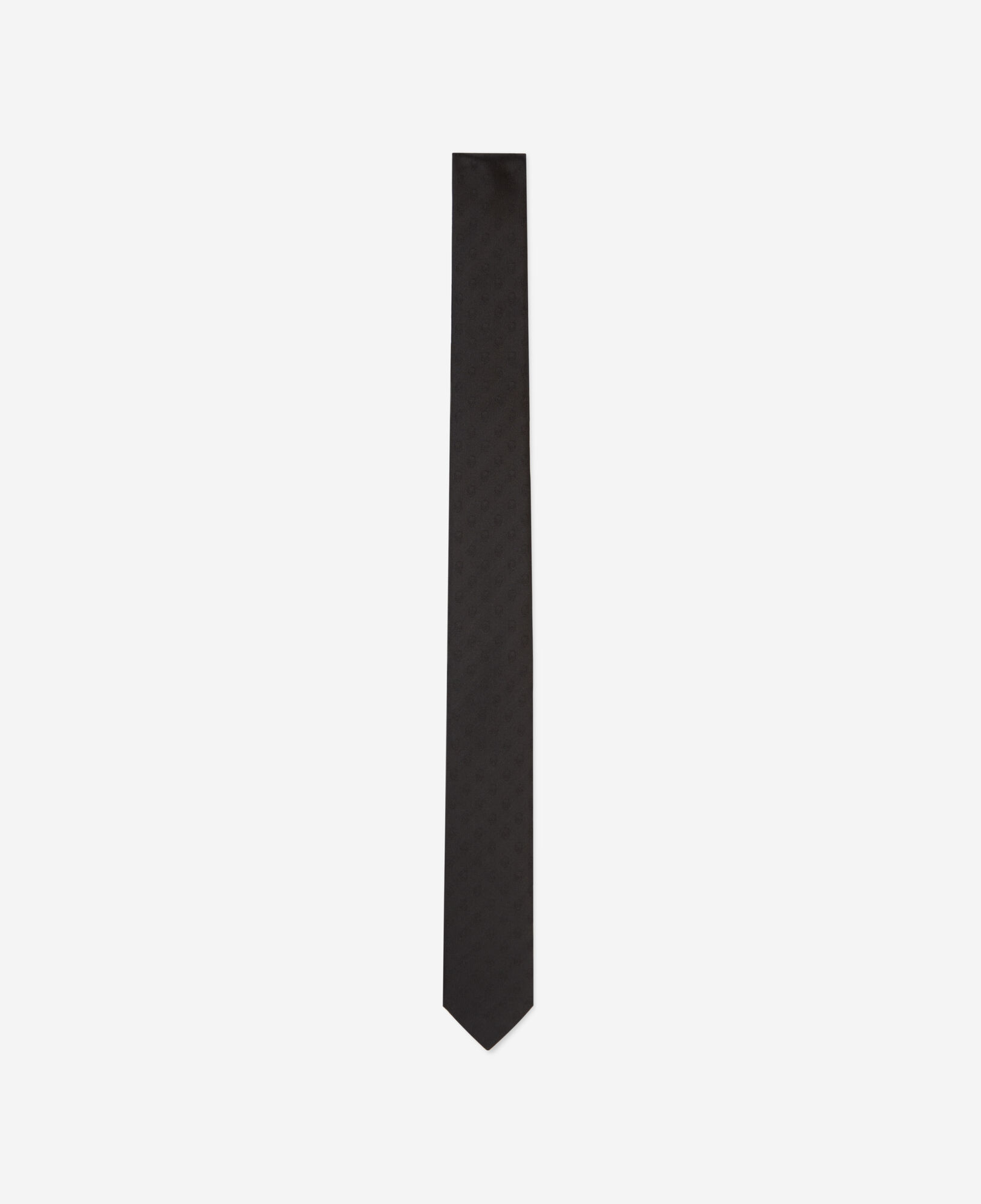 The Kooples HOMME BLACK cravate noire en soie