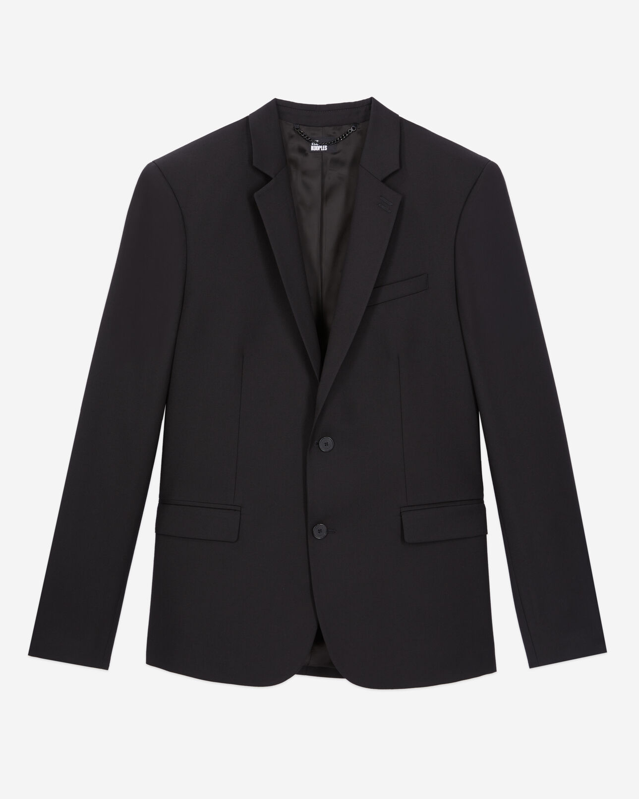 The Kooples HERREN BLACK schwarze anzugjacke aus wolle