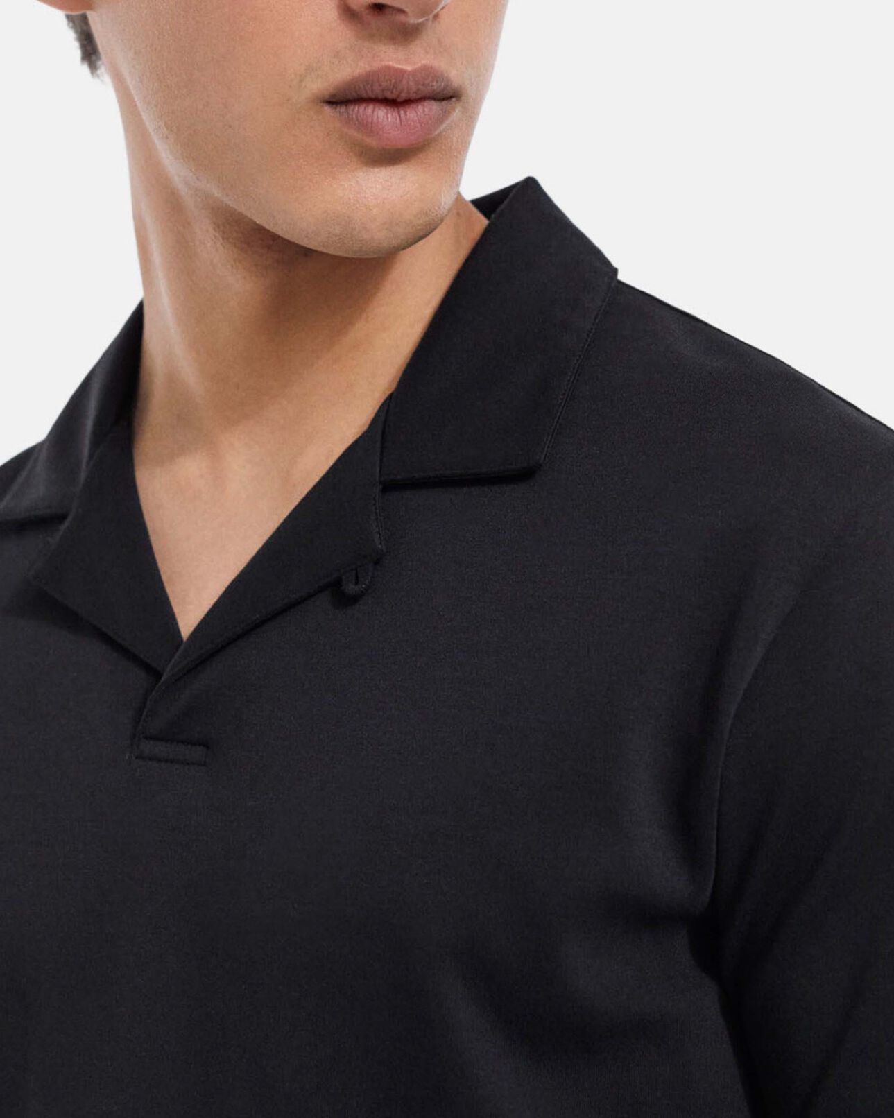 The Kooples HOMBRE BLACK camisa polo jersey algodón