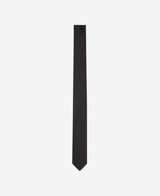 The Kooples HOMME BLACK cravate en soie noire