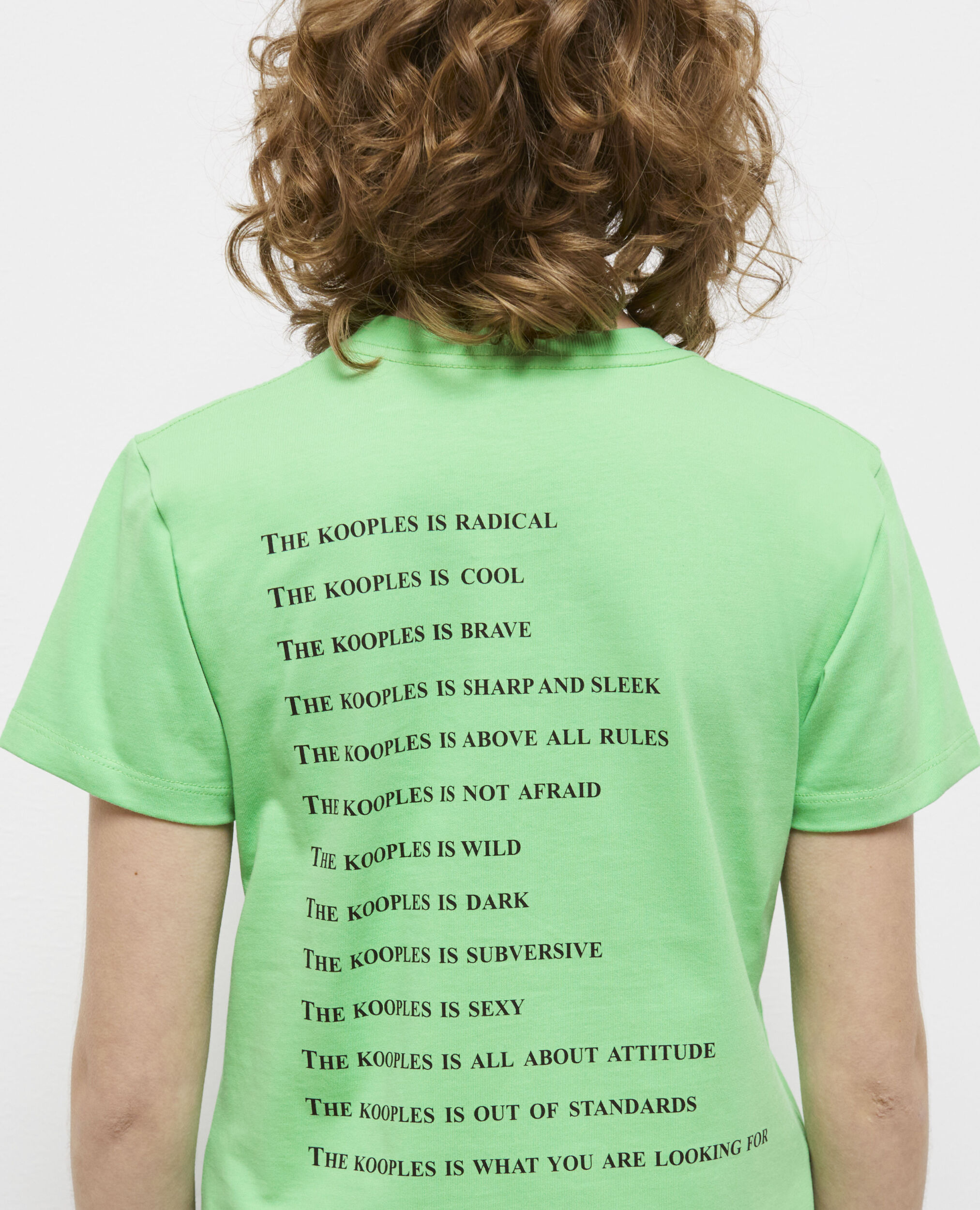 Women's light green what is t-shirt, APPLE, hi-res image number null