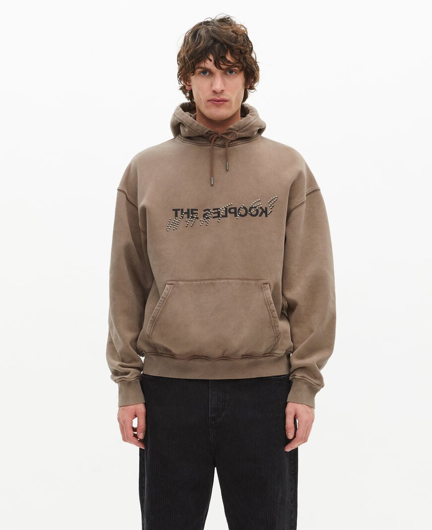 The Kooples MEN CHOCOLATE what is hoodie light brown