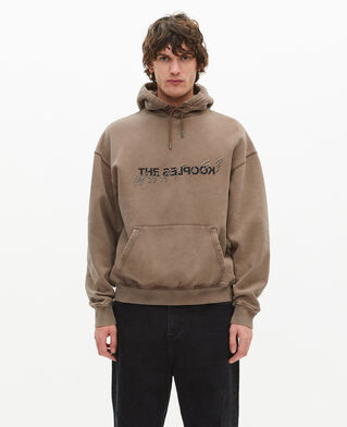 The Kooples MEN CHOCOLATE what is hoodie light brown