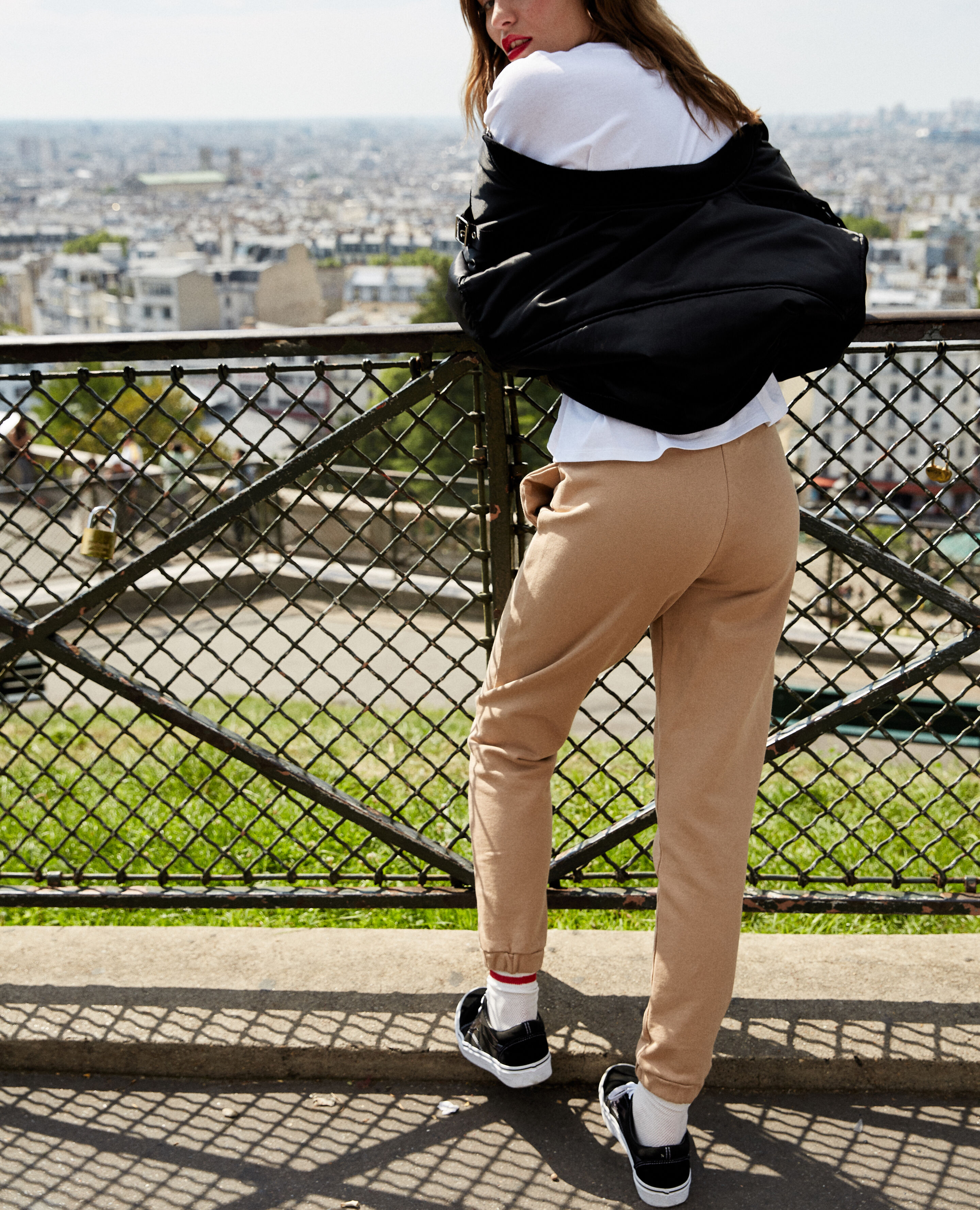 Cotton casual beige joggers The Kooples Women