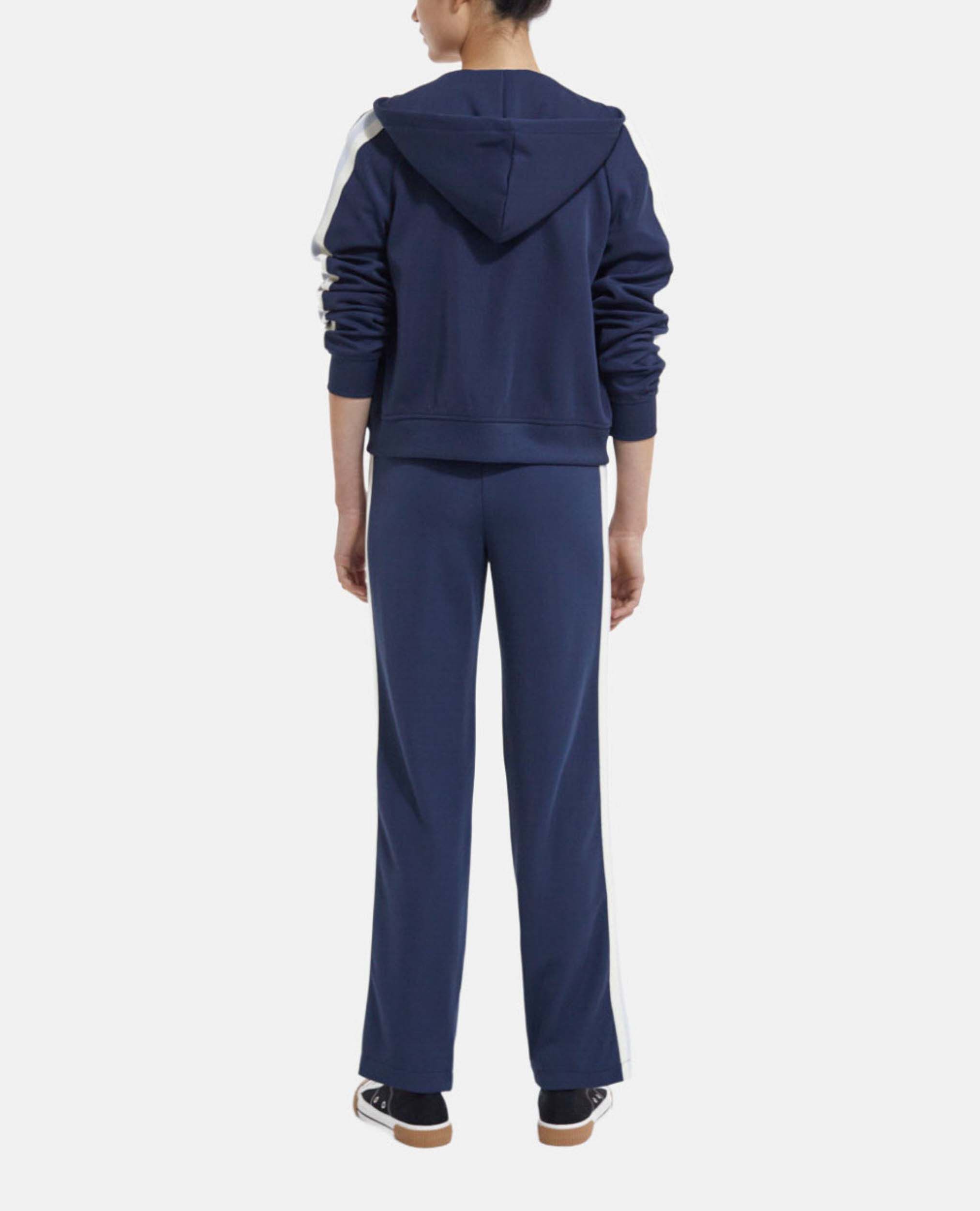 Navy blue zip up sweatshirt