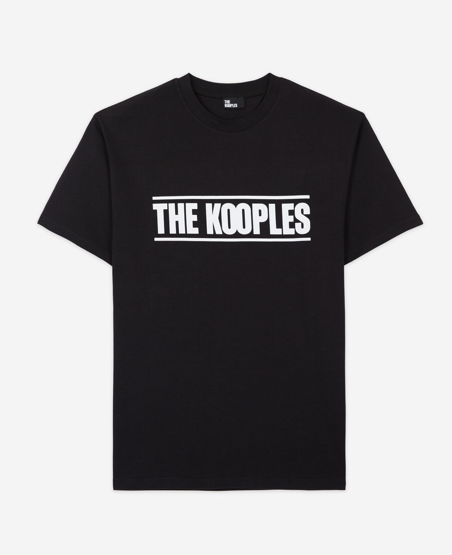schwarzes t-shirt herren mit the kooples logo
