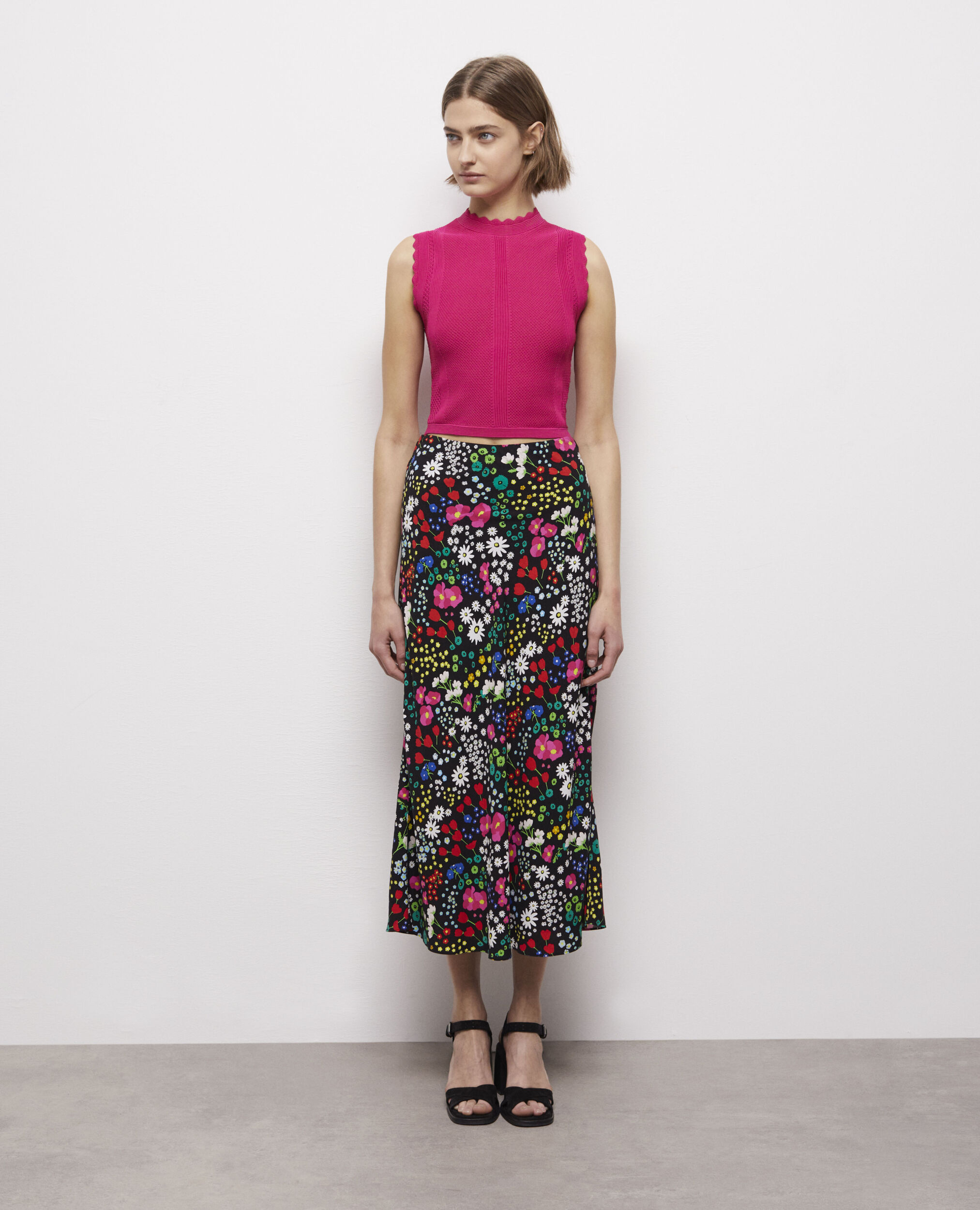 Jupe new arrivals longue imprimee