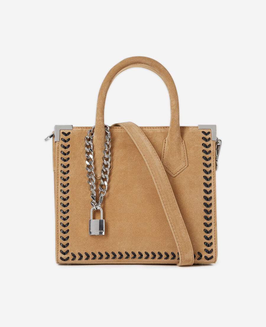 medium ming bag in camel leather
