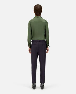 The Kooples HOMME DARK NAVY pantalon de costume super 100's en laine marine