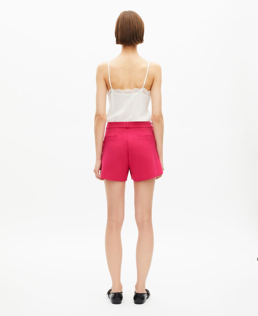 The Kooples WOMEN PINK pink crêpe suit shorts