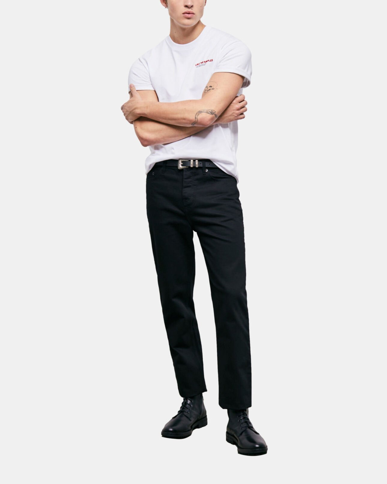 The Kooples HOMME WHITE t-shirt homme i love kooples blanc