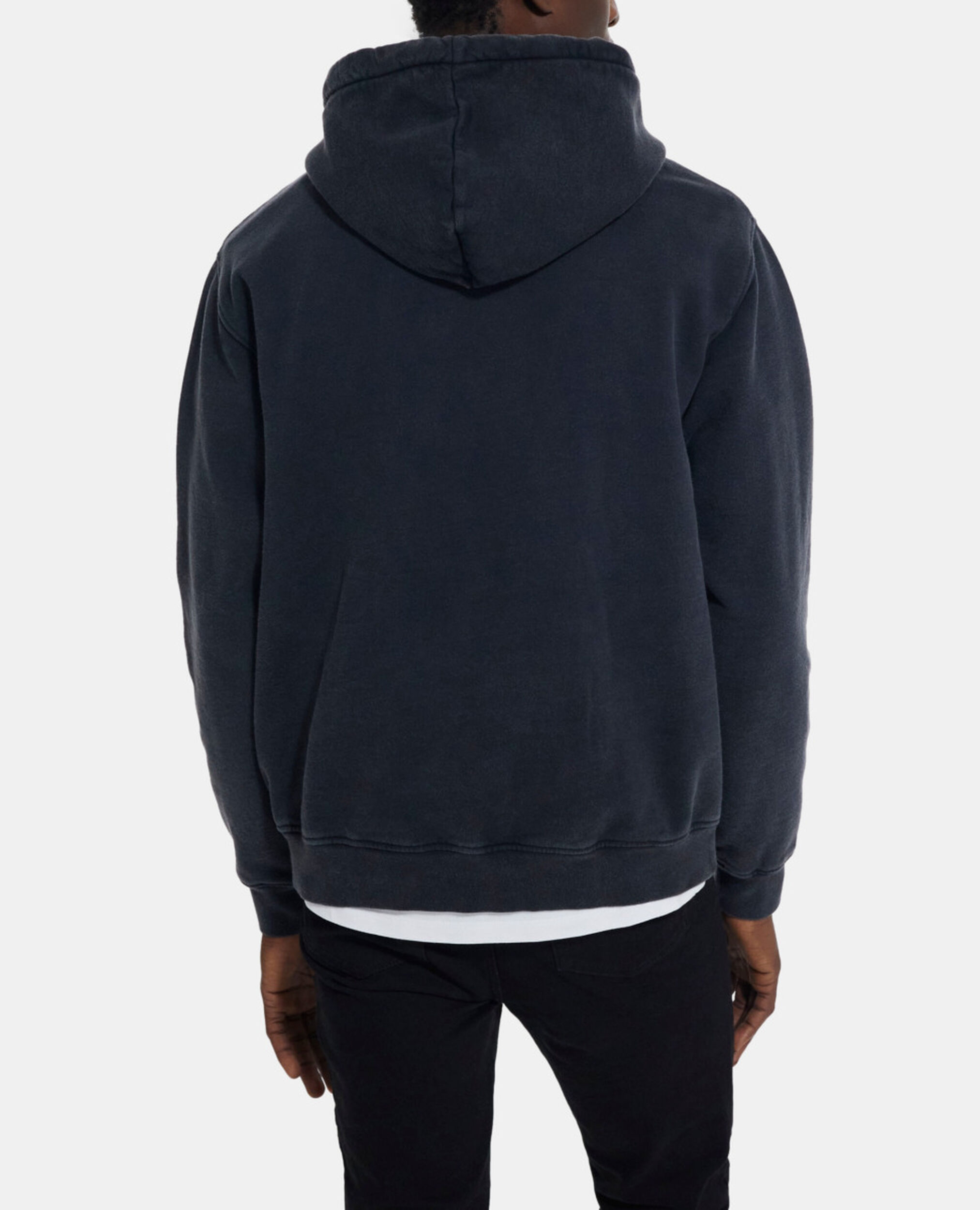 Black sweatshirt, BLACK WASHED, hi-res image number null