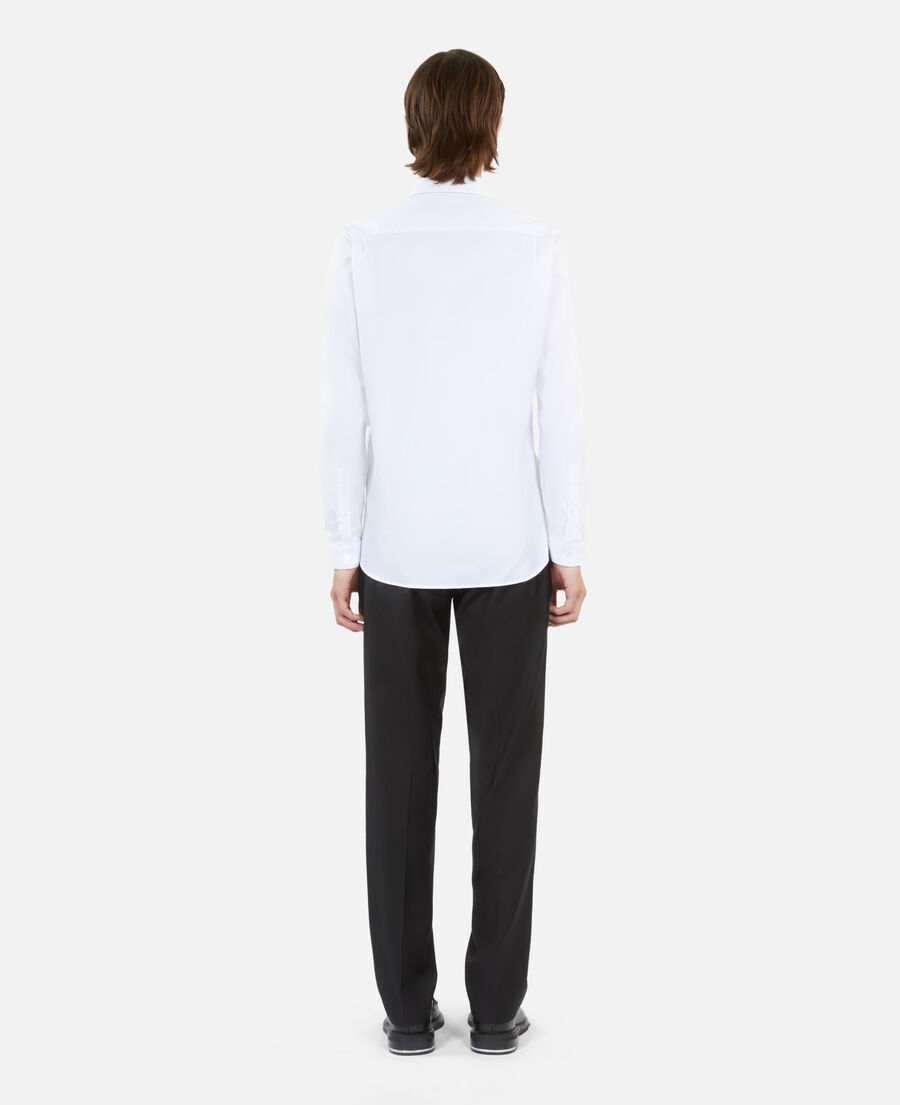 The Kooples MEN WHITE white cotton formal shirt