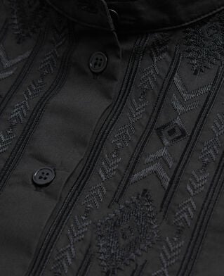 The Kooples F BLACK black embroidered shirt