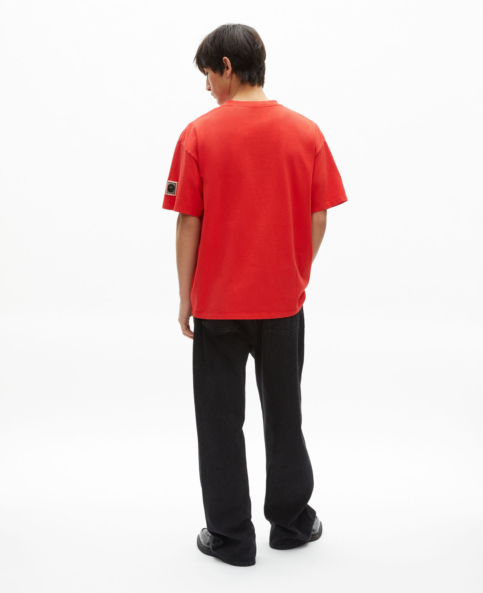 The Kooples HOMBRE RED camiseta parches roja