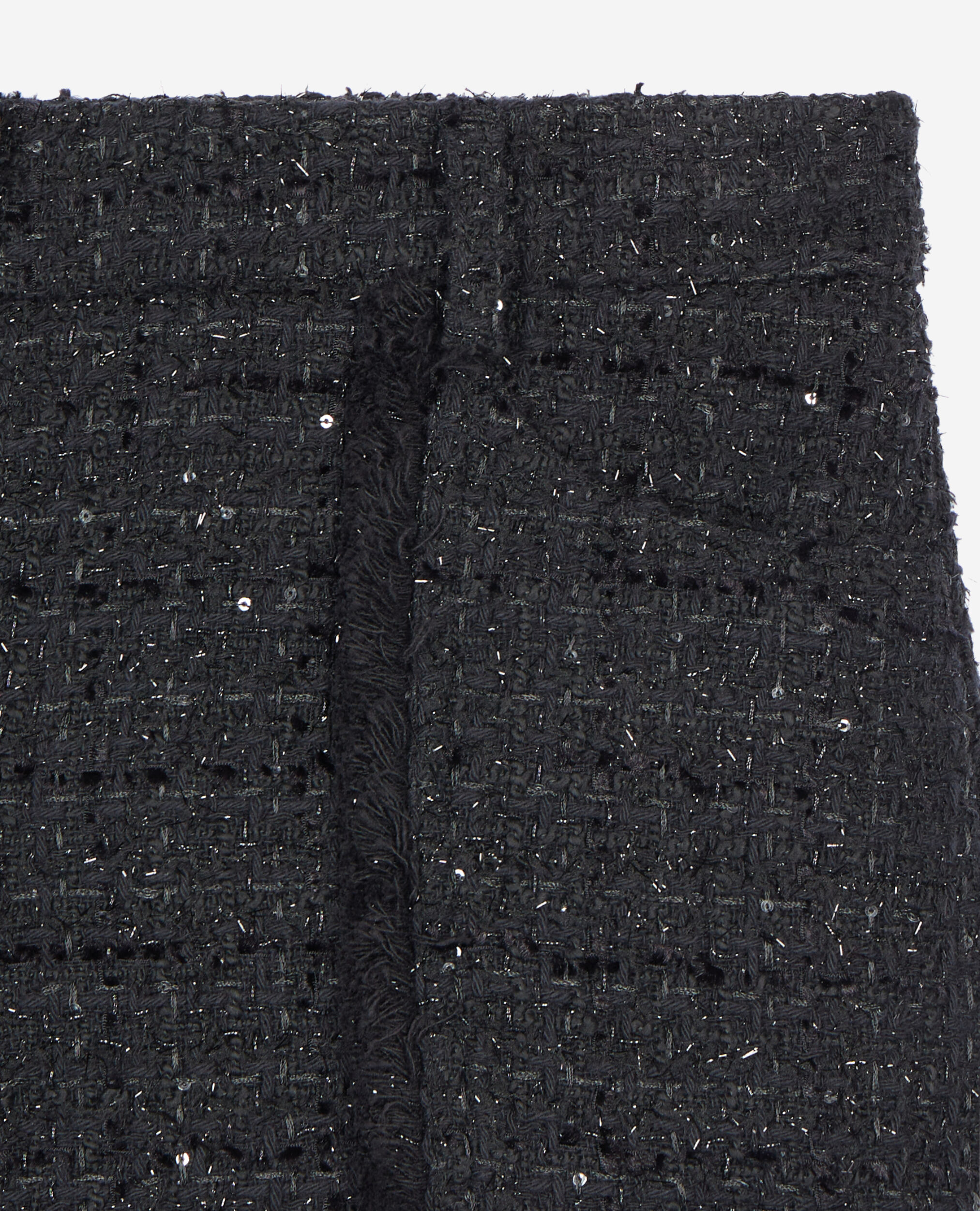 Schwarze Shorts aus Tweed, BLACK, hi-res image number null