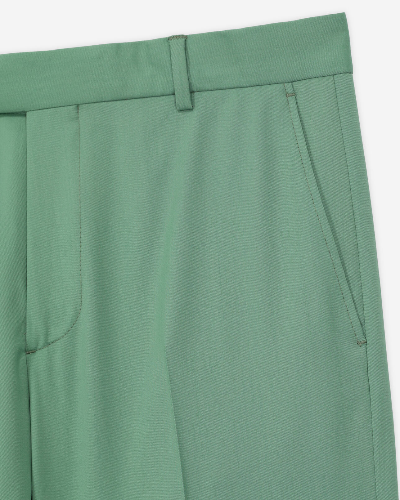 The Kooples HERREN GREEN grüne anzughose aus wolle