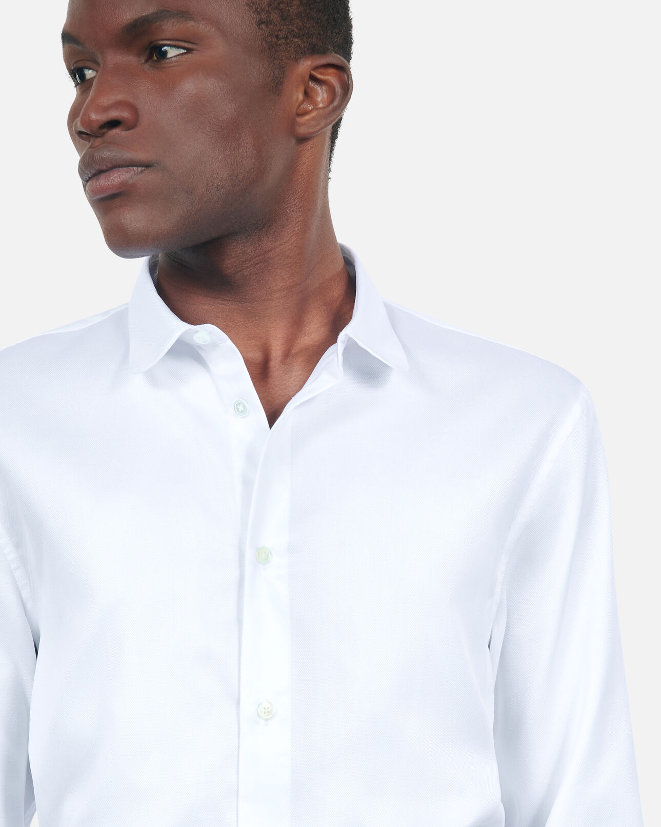 The Kooples HERREN WHITE elegantes, weißes hemd